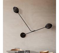 GUBI wall light Satellite 2-bulb black
