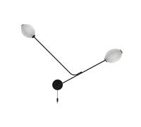 GUBI wall light Satellite 2-bulb cream white