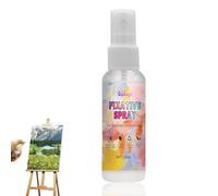Gubuyi 100 ml Fixing Spray, Acrylic Paint, Fixative Spray for Pastel, Fixative Spray Acrylic Paint, Fixative for Pastel, Watercolour, Gouache Painting, Charcoal, Pencil Drawings