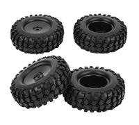 Gucagle 1/10 RC Car Accessory Universal Remote Control Car Climbing Tires Replacement High Performance Grip Stability Durable Black 108mm 2 Pairs 4pcs for 1/10 RC Racing Vehicles