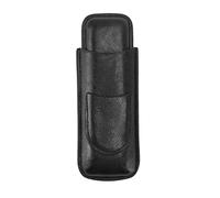 Gucagle 2 Finger Cigar Holder Elegant No Fading Soft Touch Leather Portable Cigar Case for Travel Smoking Area Office Home