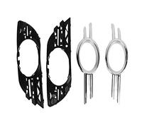 Gucagle 2PCS Front Fog Light Grille Cover Trim Replacement for E320 E350 E550 E63 AMG 2007 2008 2009 Made of ABS Durable Easy to Install Left Right Set