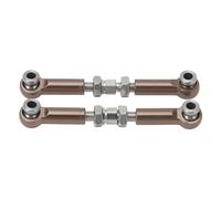 Gucagle 2PCS RC Steering Link Rod Servo Pull Linkage Arm Aluminum Alloy High Performance Upgrade Part for MJX 14210 14209 16208 16209 1/14 Scale RC Cars (Ti Color)