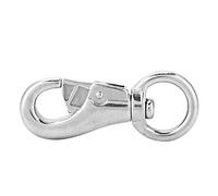 Gucagle 304 Stainless Steel Snap Hook Swivel Heavy Duty Durable Snap Hook for Dog Leashes and Diving Equipment Silver 99mm