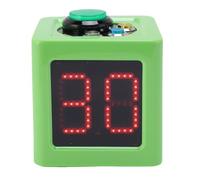 Gucagle 4 Sides Cube Timer Batteries Operated Accurate Seconds Countdown Timer for Chess Poker Race Professional Portable Multifunctional ABS (Green)