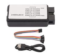 Gucagle 8 Channel USB Logic Analyzer Device with Buffering Support 24Mhz 8CH USB Logic Analyzer 5V High Speed Sampling for I2C UART Signal Analysis and Debugging Electronics Projects