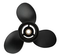 Gucagle 9 1/4x11in Outboard Propeller 3 Blades 14 Teeth RH Aluminium Alloy Replacement for Tohatsu 9.9hp 15hp 20hp