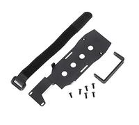 Gucagle Aluminum Alloy Battery Mounting Plate Low Gravity Center Tray for TRX4 TRX6 1/10 RC Car Accessory Black 173x52mm