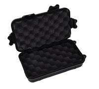 Gucagle Anti Pressure Shockproof Plastic Storage Box Compact Small Durable Outdoor Camping Wilderness Survival Tool Case Black (Black XL)