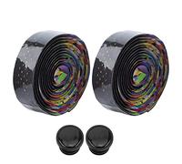 Gucagle Bike Handlebar Tape Non Slip Cycling Bar Wrap PU Leather Highway Handlebar Strap for Road Bikes and Mountain Bikes PU EVA Material 2150mm Length 30mm Width 3mm Thickness 2 Straps