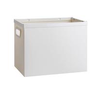 Gucagle Book Storage Box Plastic Large Capacity Flexible Multifunctional Organizer for Students Classroom Sturdy Durable Lightweight Portable Study Essential (Large)