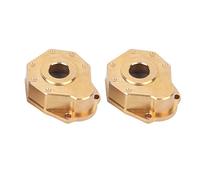 Gucagle Brass Axle Case Cover for Crawler 1/10 RC Car, Improve Stability | Heavy duty front back portal axle universal case cover for Crawler, lowers center of gravity with brass construction