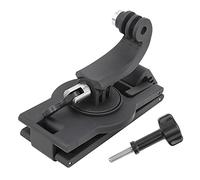 Gucagle Camera Backpack Mount Bracket with 1/4in Rotating Clip on Holder for Outdoor Sports Adventure Strong Load Bearing Anti Skid Design Black 9x5.3x6cm