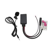 Gucagle Car Bluetooth Module AUX IN Cable Wireless Microphone Adapter Replacement for A4 A6 R8 RNS E 32Pin DC12V High Fidelity Audio Streaming and Hands Free Calling