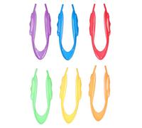 Gucagle Childrens Toy Clip Catching Tweezers Assorted Color Clips Educational Toy for Outdoor Exploration Observation Kids Playtime Environmentally Friendly Plastic Bright Colors 6Pcs