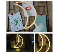 Gucagle Cute Design Night Light Portable Bedside Lamp 3 AA Cell Operated USB Powered Warm White LED Flicker Free Eye Protection for Bedroom Wedding Party Decor Birthday Gift for Kids (Type 19)