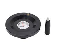 Gucagle Digital Handwheel Aluminum Round 0 to 9 Dial Hand Wheel with Indicator Standard Size Easy to Use for Glass Machinery Food Machinery Die Casting Machinery 16 X 160mm