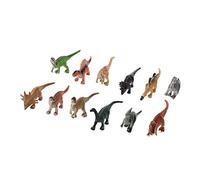 Gucagle Dinosaur Model Toy Set Soft Plastic Realistic Animal Figures Safe Educational Toys for Kids Toddlers Collection 12pcs Mixed Color 5 8cm