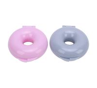 Gucagle Donut Pan Doughnut Pan Doughnut Cake Pan Premium ABS Nonstick Easy Demolding Flip Up Design for Home Baking Enthusiasts Professional Chefs 2PCS 7.5x9x3cm