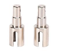 Gucagle Drive Cup Diff Drive Cup RC Car Spare Parts High Performance Flexible Sturdy Drive Axle Cup Replacement Accessories for 1 10 Remote Control Vehicle 104001 Silver Iron 2Pcs