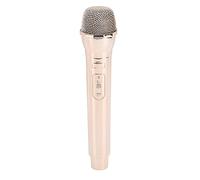 Gucagle Fake Microphone Prop Kids ABS Simulate Speech Practice Microphone Toy Fun Stage Costume Prop Party Lightweight Portable 1:1 Replication Authentic Practice