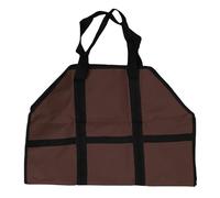 Gucagle Firewood Carrier Bag Portable Heavy Duty Large Oxford Cloth Log Holder with Handles for Home Heating Camping Barbecue 600D Material 25.4x60.96x30.48cm (A)