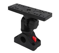 Gucagle Fish Finder Mount Base 360 Degree Rotating Removable Universal Boat Fish Finder Electronics Mount Stable Strong Durable Lightweight Easy To Carry For Marine Outdoor Fishing Nylon