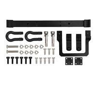 Gucagle Front Bumper with Buckle RC Car Accessory Durable Aluminum Alloy Upgrade Part for MN90 MN90K MN91 MN91K MN45 MN45K MN96 MN99 MN99S MN40 Models 140mm 5.5in (Black)