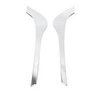 Gucagle Front Fog Light Trim ABS Chrome Silver 2PCS Replacement for CX5 KF 2017 2021 Second Generation Fog Lamp Frame Cover Eyebrow Spoiler