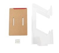 Gucagle Game Controller Holder 2 Tiers Acrylic Clear Universal Dual Game Controller Display Stand for Desktop Organizer Transparent 9x14x19.6cm