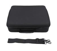 Gucagle Gaming Console Hard Case Shockproof Travel Carrying Bag for Slim Gaming Console Double Controllers Power Supply Accessories Large Capacity Durable EVA Nylon Material (Black)