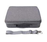 Gucagle Gaming Console Hard Case Shockproof Travel Carrying Bag for Slim Gaming Console Double Controllers Power Supply Accessories Large Capacity Durable EVA Nylon Material (Grey)