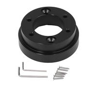 Gucagle Gaming Steering Wheel Adapter Plate Universal Accurate Stable 70mm Steering Wheel Adapter Plate for Logitech G29 G920 G923 (Black)