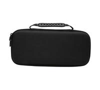 Gucagle Handheld Console Carry Case Hard Shell Protective Travel Bag with Built in Storage Card Slot Stand for Steam Deck and Accessories Ergonomic Handle Durable Nylon Material 12.5 x (Black)