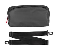 Gucagle Handheld Console Shoulder Bag Large Capacity Protective Soft Lining Gaming Accessory Carrying Case for ROG Ally Steam Deck Split Pad Pro Joypad Controller Nylon Black