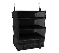 Gucagle Hanging 3 Shelf Travel Shelves Bag Portable Multifunctional Large Capacity Canvas Storage Organizer for Camping Travel Fitness Dormitory