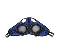 Gucagle Horse Racing Goggles Windproof Sandproof Protective Net Horse Eye Cover for Harness Racing Supplies Metal Leather Material Adjustable Design Precise Fit