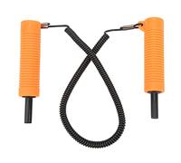 Gucagle Ice Fishing Safety Picks Retractable Stainless Steel Ice Awls with Sharp Cutting Tip for Emergency Rescue On Ice Winter Outdoor Sports Orange Color 177g 2 Pack