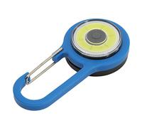Gucagle Keychain Flashlight COB LED Light Mini Camping Electric Torch Bottle Opener Outdoor Hiking Picnic ABS Blue 18g