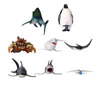 Gucagle Marine Life Toys Ocean Sea Animal Model Realistic Plastic Educational Figures for Kids Birthday Gifts Party Favors 8 PVC Safe Models