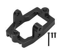 Gucagle Metal Servo Mount Aluminium Alloy Flexible Control Accurate Size Lightweight RC Crawler Servo Mount Specifically Designed for 1/18 TRX4M RC Car (Black)