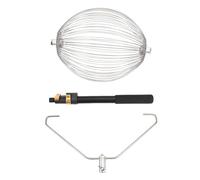 Gucagle Nut Gatherer Nut Collector Tool Rolling Nut Gatherer Stainless Steel Telescopic Tennis Balls Picker Upper Roller for Pecans Walnuts Acorns in Orchards Fields