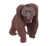 Gucagle Orangutan Figurine Mini Solid Lifelike Wildlife Animal Model Children PVC Plastic Cognitive Educational Toy Decoration