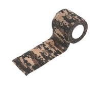 Gucagle Outdoor Tape Self Adhesive Non Woven Fabric Strong Wrap Stickers for Camping Travel Durable Elasticity Design 5 x 4.5cm 20g