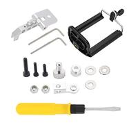 Gucagle Phone Mount Holder Adjustable Universal Durable RC Transmitter Accessory Compatible with Flysky FS i6 FS I6S FS i6X for FPV Drone Racing ABS Aluminum Alloy 55 85mm 94g