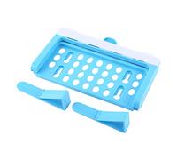 Gucagle Plastic Garbage Bag Rack Foldable Sturdy Kitchen Trash Bag Holder Hanging Rubbish Storage Organizer for Home Kitchen Cupboard PP Material White 8.2 x 4.5 Inch 1PC