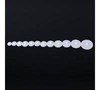 Gucagle Plastic Gears Kits Motor Gear Set 12pcs Durable Reduction Gears for DIY Robot Toy Automobile Cars Model Making Accessories White