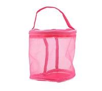 Gucagle Portable Storage Bag Cylinder Mesh Wool Yarn Organizer Convenient Exquisite Container Handbag for Knitting Crochet Crafters Oxford Cloth Purple Rose Red 14 x 13cm (Rose Red)