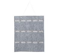 Gucagle Premium Felt Sunglasses Organizer Storage Bag 15 Pockets Wall Hanging Eyeglass Holder for Home Office Travel Khaki Grey (Gray)