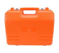 Gucagle Prism Total Station Carrying Case Durable Double Lock Design Surveying Instrument Storage Box for Outdoor Fieldwork PP Material